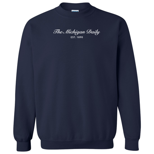 Gildan Heavy Blend Crewneck Sweatshirt -- Navy