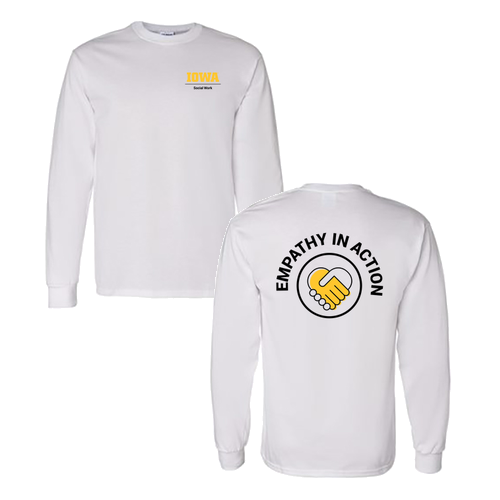 Gildan Heavy Cotton Longsleeve Basic T-Shirt -- White