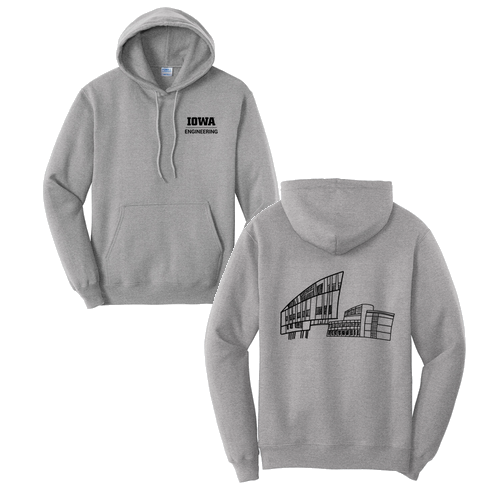 Port and Company Core Fleece Pullover Hooded Sweatshirt -- Athletic Heather