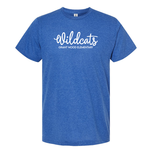 Tultex Unisex Ultra Blend Tee -- Heather Royal