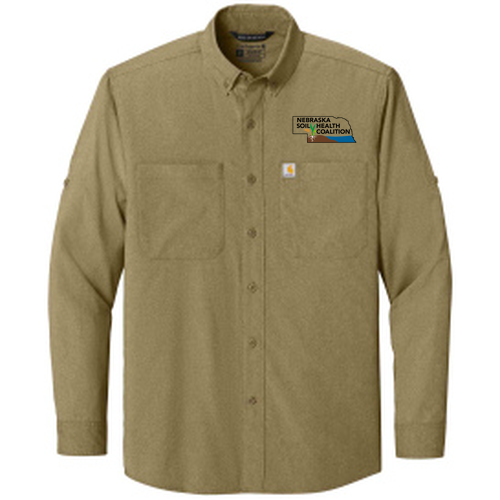 Carhartt Force Sun Defender Long Sleeve Shirt -- Dark Khaki
