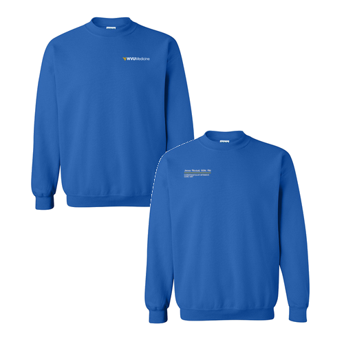 Embroidered Gildan Heavy Blend Crew Neck Sweatshirt -- Royal