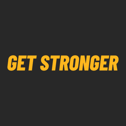 Get Stronger -Ladies Ideal Racerback Tank -- Black