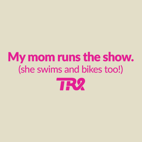 My Mom Runs... T-Shirt -- White