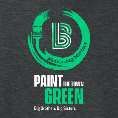 District Made Ladies Perfect Tri 3/4 Sleeve Raglan -- Black Frost / Black