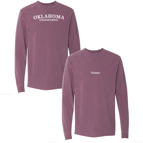 Comfort Colors Ringspun Long Sleeve Tee -- Berry