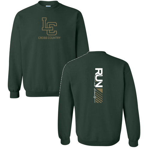 Gildan Heavy Blend Crew Neck Sweatshirt -- Forest Green