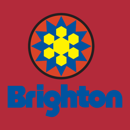 Brighton Logo 2 Full color -- Short Sleeve Red