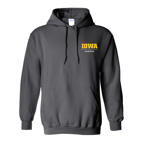 Gildan Heavy Blend Hooded Sweatshirt -- Charcoal