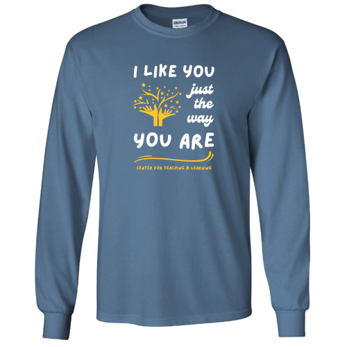 Just The Way You Are Longsleeve -- Indigo Blue