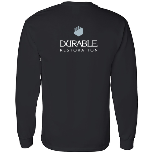 Gildan Heavy Cotton Longsleeve Basic T-Shirt -- Black