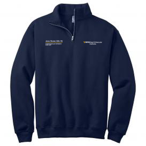 Jerzees 1/4 Zip Cadet Sweatshirt -- J Navy