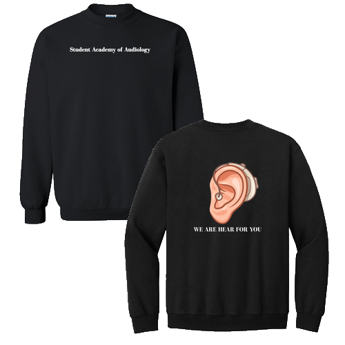 Gildan Heavy Blend Crew Neck Sweatshirt -- Black