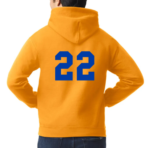 Gildan Heavy Blend Hooded Sweatshirt -- Gold