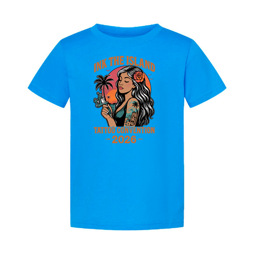 Sunset Toddler Tee -- Vintage Turquoise