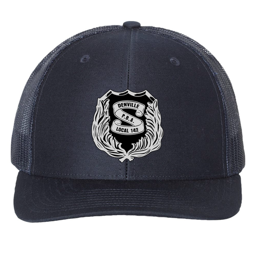 Shield -- Trucker Snapback Hat -- Navy