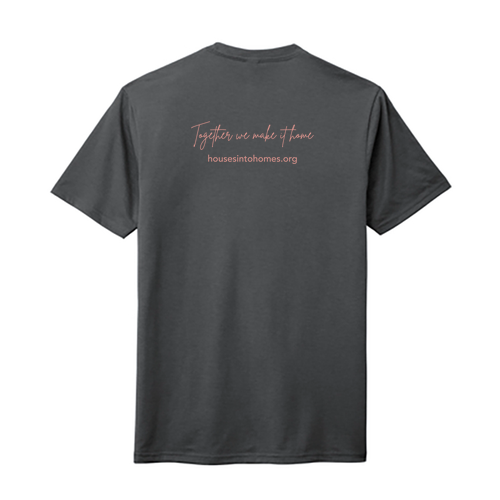 District Made Mens Perfect Tri Crew Tee -- Charcoal