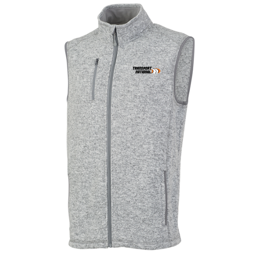 Charles River Mens Pacific Heathered Vest -- Light Grey Heather