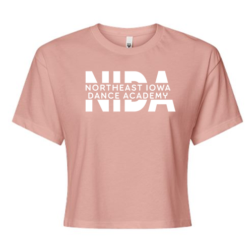 Next Level Ladies' Ideal Crop T-Shirt -- Desert Pink