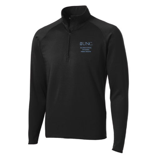 Sport Tek Sport Wick Stretch Half Zip Pullover -- Black