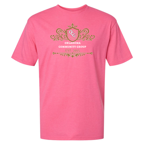 Gildan CVC Adult T-Shirt -- Pink Lemonade Mist