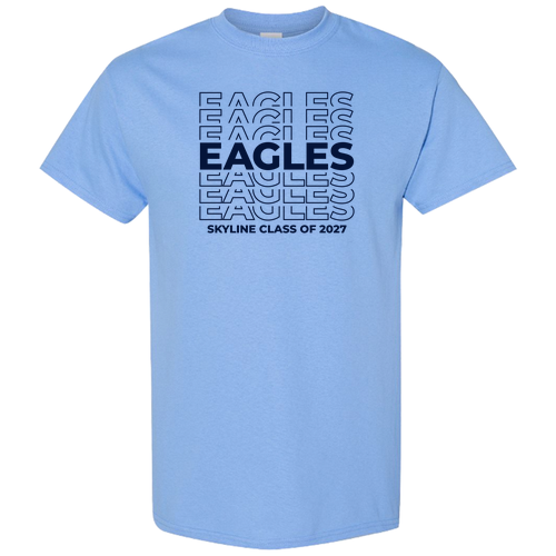 Gildan Heavy Cotton Basic T-Shirt -- Carolina Blue, Class of 2027