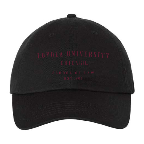 School Of Law Unstructured Hat -- Black