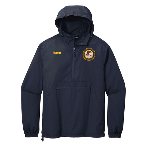 Sport-Tek Packable Anorak -- True Navy