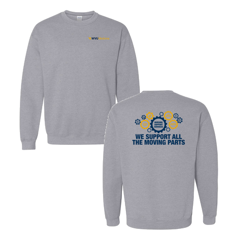 Gildan Heavy Blend Crew Neck Sweatshirt -- Sport Grey