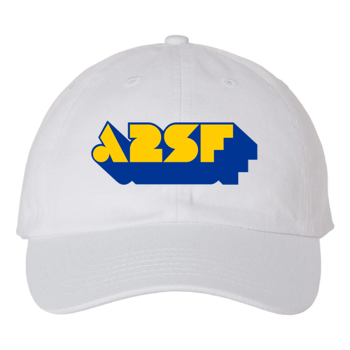 Valucap Bio-Washed Unstructured Hat -- White
