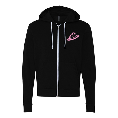 Breakin' Clays Full-Zip Hooded Sweatshirt -- Black (PINK)