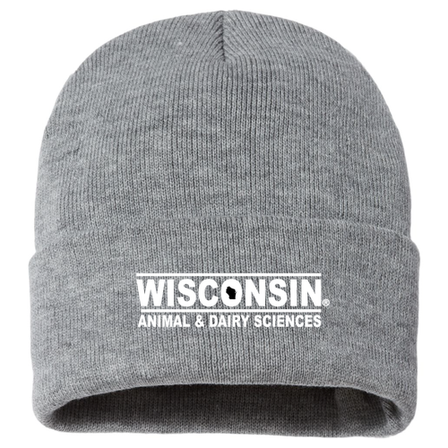 Sportsman Sherpa Lined 12 Cuffed Beanie -- Heather Grey