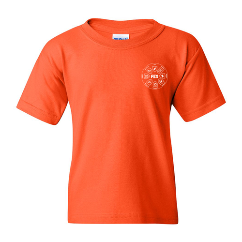 Youth Optimism House Gildan Heavy Cotton Basic T-Shirt -- Orange