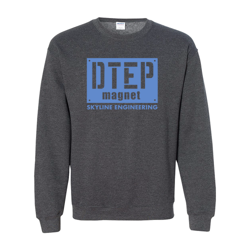 Mens/Unisex Gildan Heavy Blend Crewneck Sweatshirt -- Dark Heather