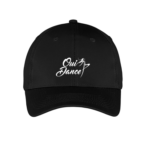 Port and Company 6-panel Twill Hat -- Black