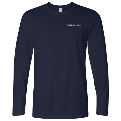 Gildan Softstyle Longsleeve T Shirt -- Navy