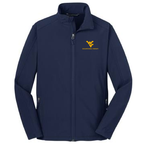 Embroidered Port Authority Core Soft Shell Jacket -- Dress Blue Navy