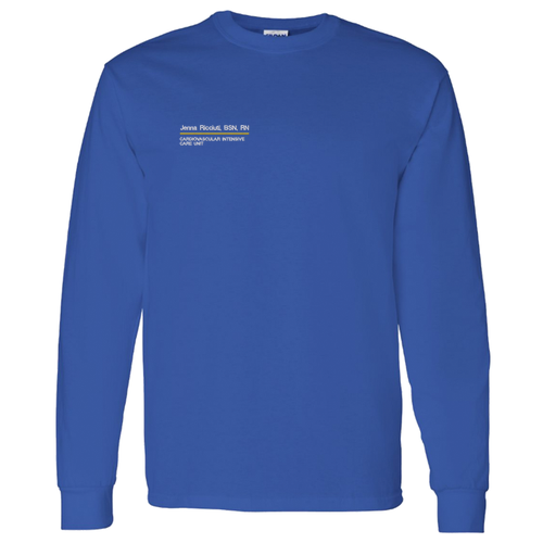 Gildan Heavy Cotton Longsleeve Basic T-Shirt -- Royal
