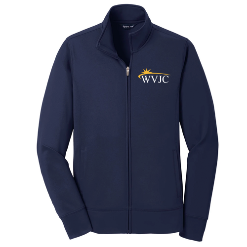 Sport Tek Ladies Sport Wick Fleece Full Zip Jacket -- Navy