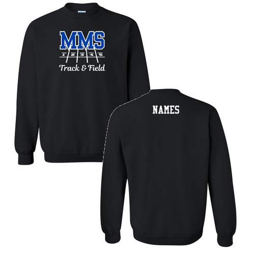 Gildan Heavy Blend Crew Neck Sweatshirt -- Black