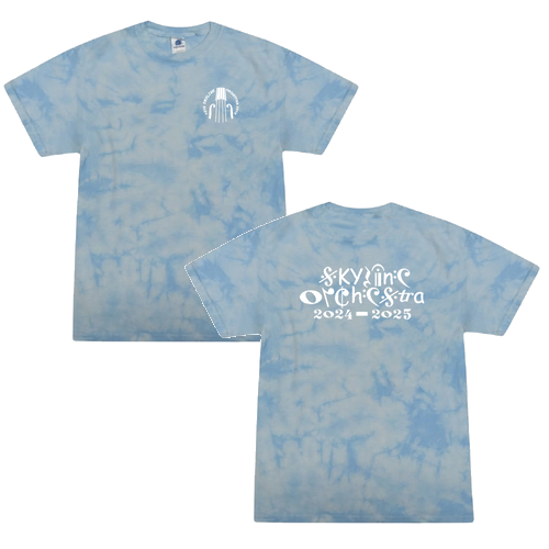 Tie-Dye Crystal Wash T-Shirt -- Carolina Blue
