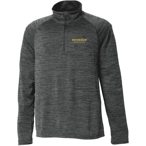 Mens/Unisex Charles River Mens Space Dye Performance Pullover -- Black