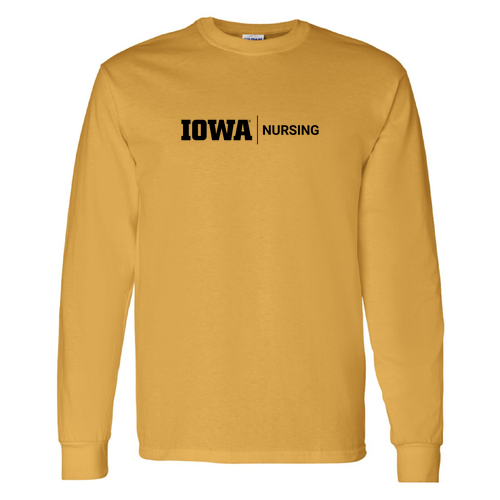 Gildan Heavy Cotton Longsleeve Basic T-Shirt -- Gold