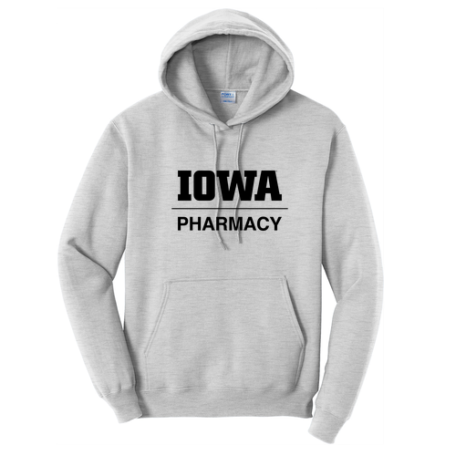 Port and Company Core Fleece Pullover Hooded Sweatshirt -- Ash