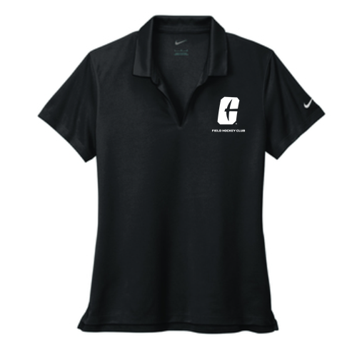 Nike Ladies Dri-Fit Micro Pique 2.0 Polo -- Black