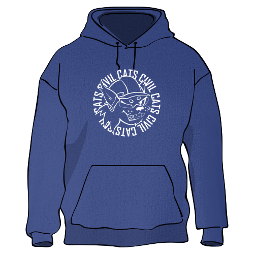 Independent Trading Co. Unisex Heavyweight Hooded Sweatshirt -- Royal
