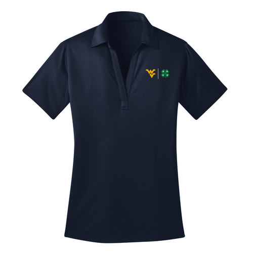 Port Authority Ladies Silk Touch Performance Polo -- Navy