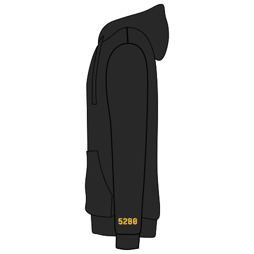 District Re-Fleece Hoodie -- Black