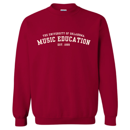 Gildan Heavy Blend Crew Neck Sweatshirt -- Cardinal Red