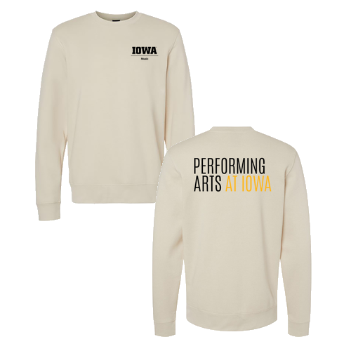 Iowa Music J. America BTB Fleece Crew -- Oyster